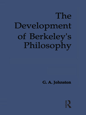 cover image of The Development of Berkeley's Philosophy